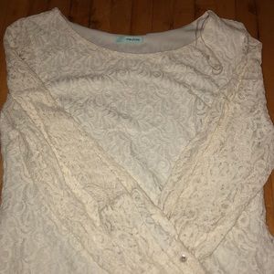 White Lace Maurices Dress
